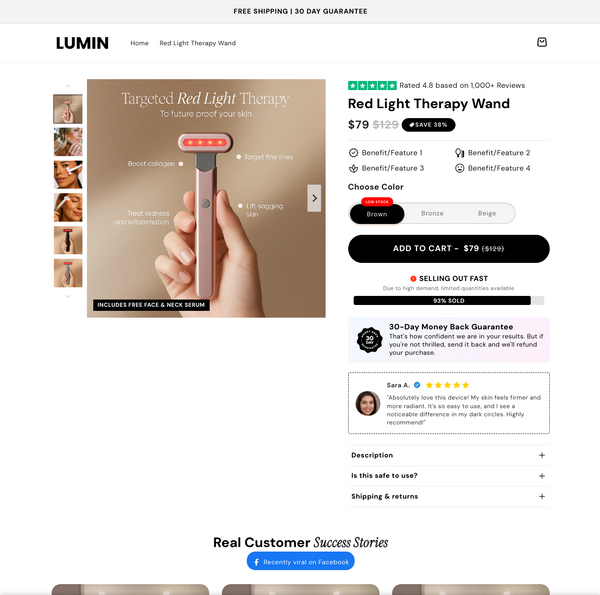 Beauty Wand Demo Site